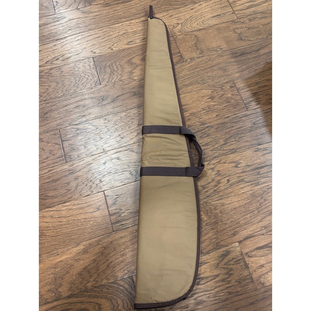 Vintage Allen Canvas Duck Brown Rifle Gun Case Bag 53" Made In USA Hunting